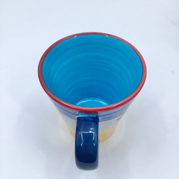 Zanzibar Euro Ceramica Coffee Tea Mugs Boho Cottagecore Contemporary Cone Shape - Picture 13 of 14